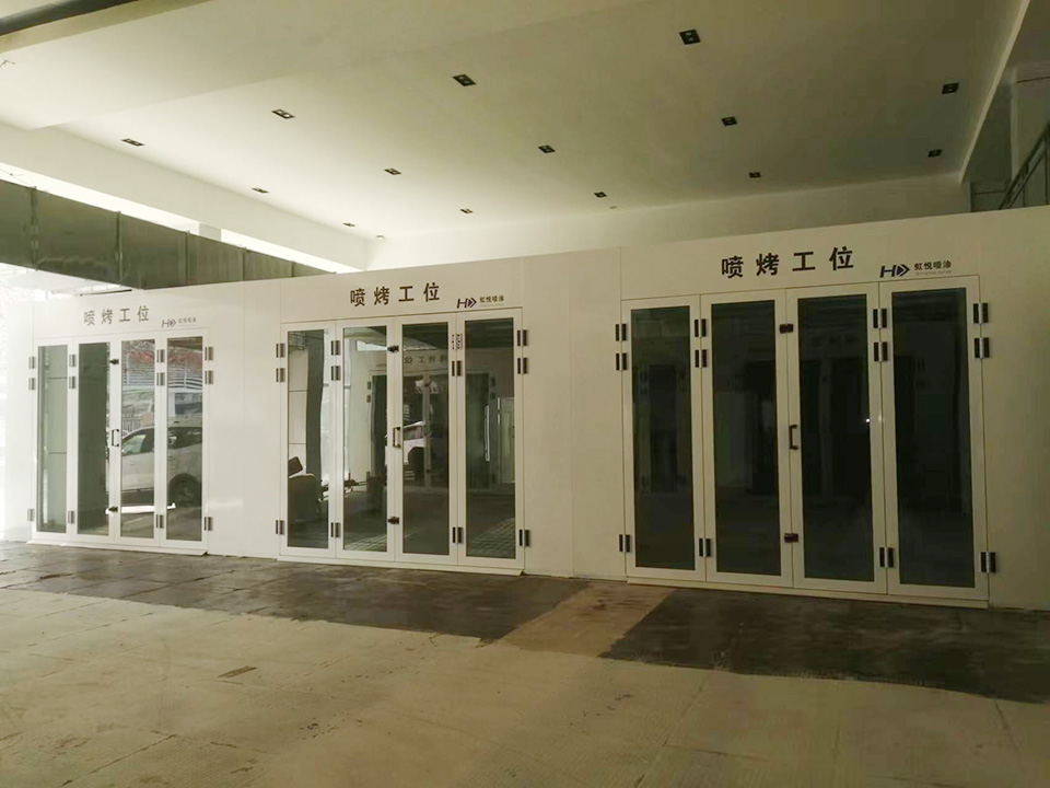 Paint booth equipment in Baoji, Shaanxi Province